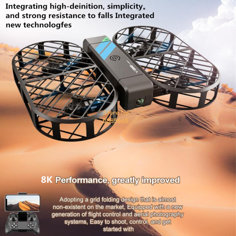 กล้อง 8K HD 360 °   การป้องกัน - Drone Controller Screen บทวิจารณ์และราคา