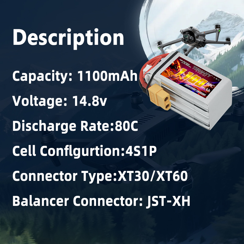 TERANTY 4S 1100mAh 80C/160C แบ - Drone Power Bank บทวิจารณ์และราคา